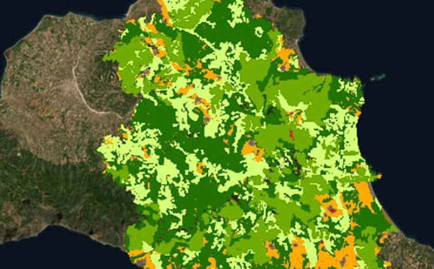 Φωτιά στην Εύβοια: Στα 465.820 στρέμματα η καμένη έκταση &#8211; Νέος χάρτης από το Αστεροσκοπείο