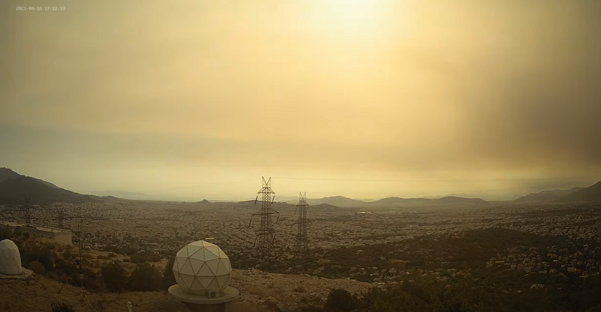 Φωτιά στα Βίλια: Timelapse βίντεο με την εξέλιξη της πυρκαγιάς