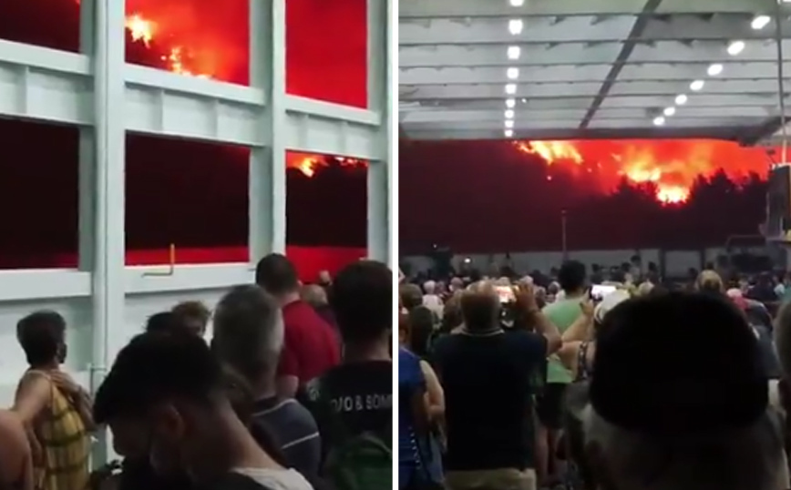 Guardian για τη φωτιά στην Εύβοια: Το βίντεο από το φέρι μποτ είναι λες και ο Δάντης γύρισε το Inferno με το iPhone του