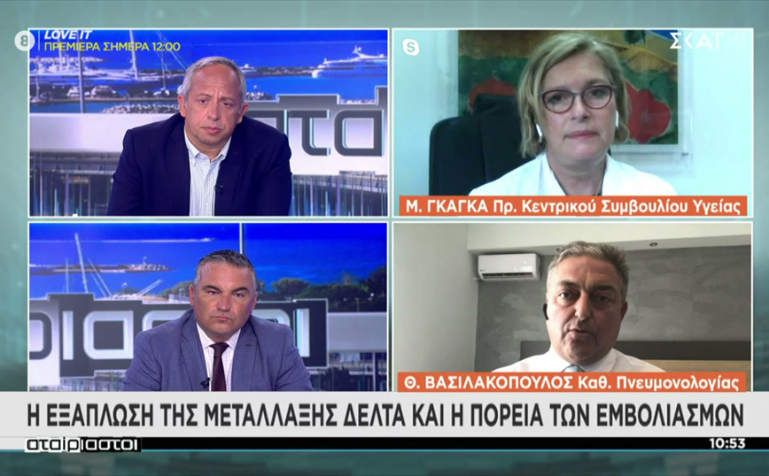 Κορονοϊός – Γκάγκα: «Πλήρες το Σωτηρία – Όλο και σοβαρότερα τα περιστατικά»