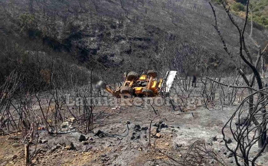 Τραγωδία στη Φωκίδα: Νεκρός ο χειριστής της μπουλντόζας που έπεσε σε γκρεμό