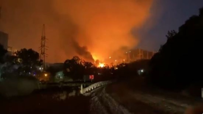 Τουρκία: Φωτιά καίει τον θερμοηλεκτρικό σταθμό του Μίλας