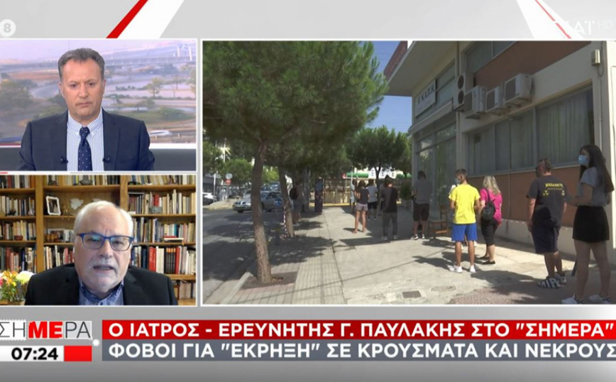 Κορονοϊός – «Καμπανάκι» Παυλάκη για το 4ο κύμα: Έρχεται με οπλοπολυβόλο και εμείς πάμε με νεροπίστολα διακοπές