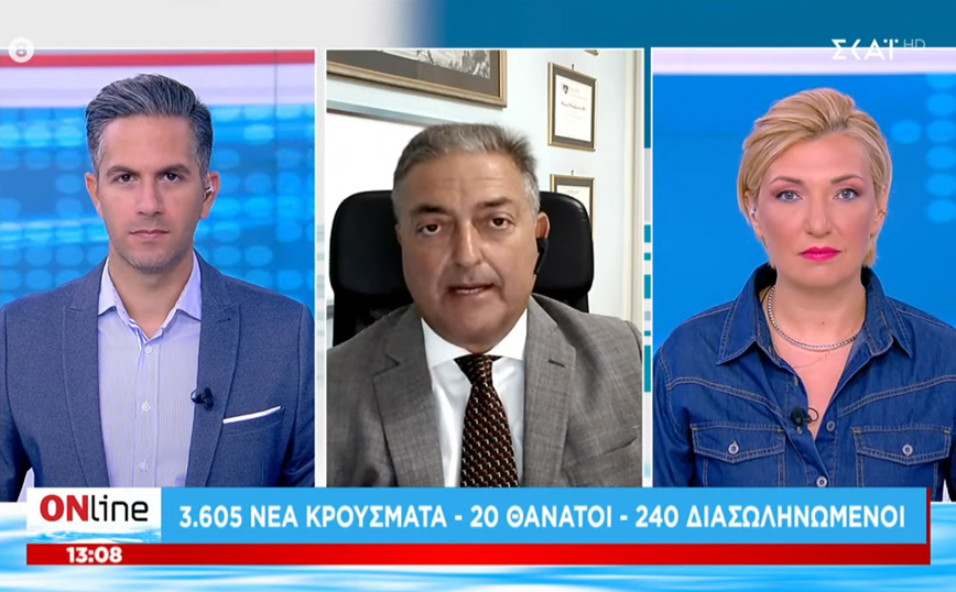 Κορονοϊός: «Καμπανάκι» Βασιλακόπουλου – 14 νέοι και 1 παιδί στις ΜΕΘ