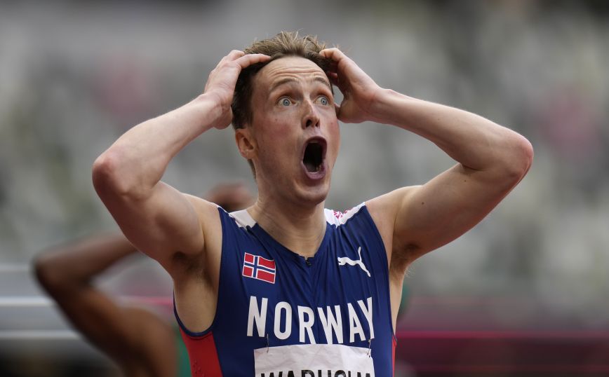 Ολυμπιακοί Αγώνες 2020: Χρυσός ο Κάρστεν Βάρχολμ με παγκόσμιο ρεκόρ στα 400 μέτρα με εμπόδια