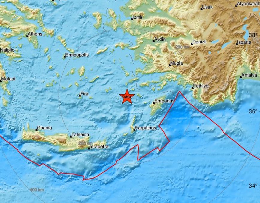 Σεισμός τώρα στη Νίσυρο – Αισθητός και στην Τήλο