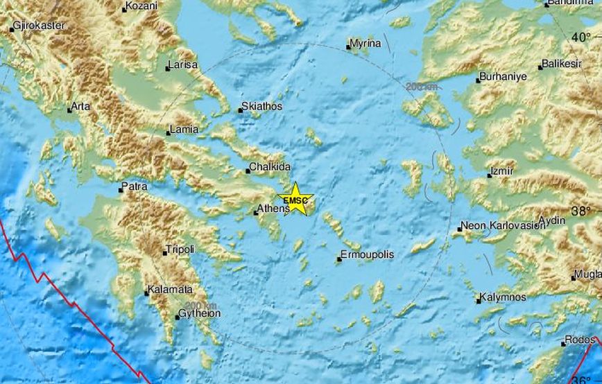 Σεισμός ταρακούνησε την Αθήνα