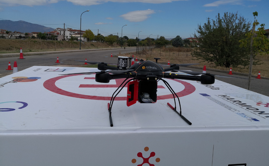 Τρίκαλα: Μεταφορά φαρμάκων με drone &#8211; Έγινε η πρώτη πτήση