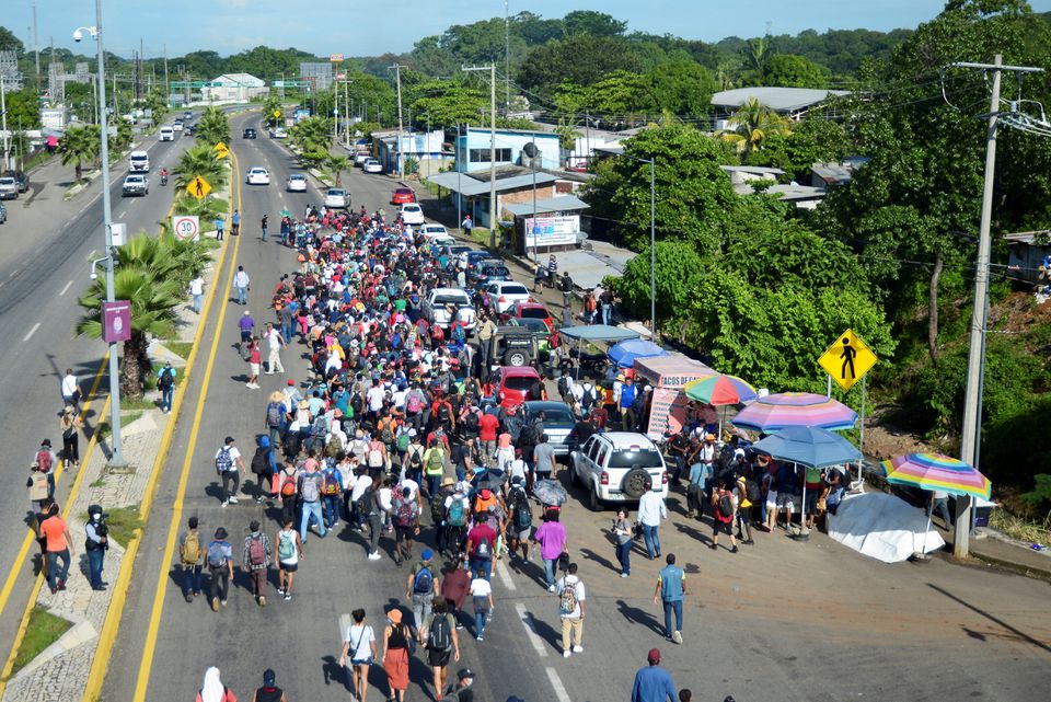 Μεξικό: Νέο καραβάνι με μετανάστες αναχώρησε με προορισμό τις ΗΠΑ