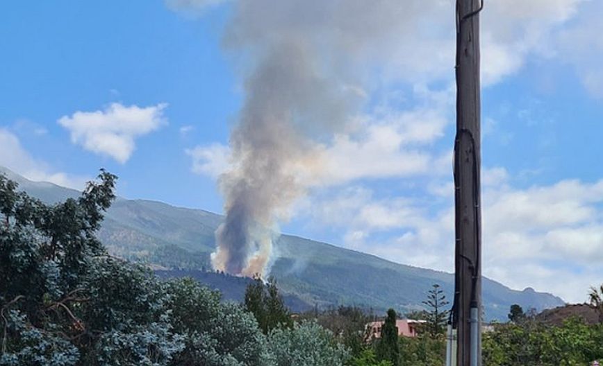 Συναγερμός στην Ισπανία: Έκρηξη ηφαιστείου στο νησί Λα Πάλμα – Δείτε Live εικόνα