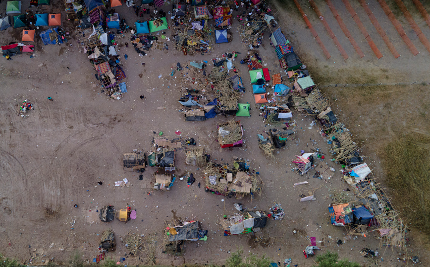 Αϊτινοί μετανάστες στα σύνορα Μεξικού-ΗΠΑ