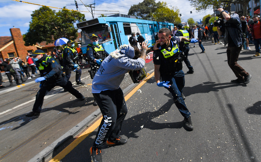 Μελβούρνη: Τέταρτη μέρα διαδηλώσεων κατά του lockdown