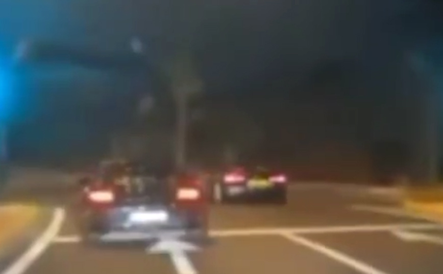 Mad Clip: Βίντεο ντοκουμέντο λίγο πριν από το τροχαίο &#8211; Η Porsche του τράπερ δίπλα στο Audi που αναζητά η αστυνομία