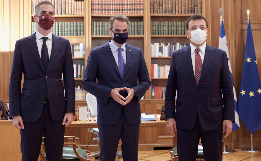 Στο Μαξίμου Μπακογιάννης – Ιμάμογλου: Τι συζήτησαν με τον Μητσοτάκη