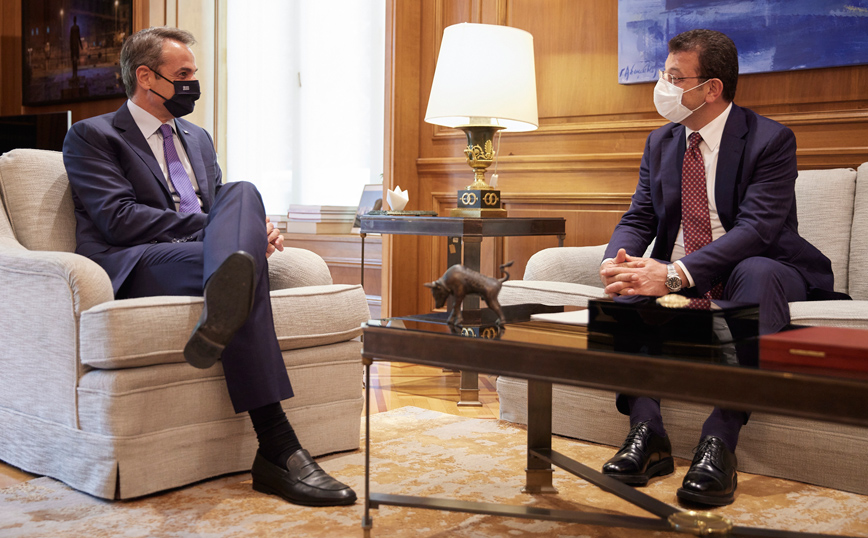 Συντάντησ Μητσοτάκη με Μπακογιάννη Ιμάμογλου Συντάντησ Μητσοτάκη με Μπακογιάννη Ιμάμογλου