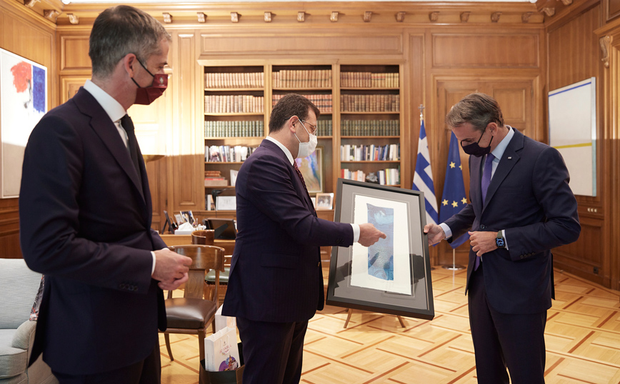 Συντάντησ Μητσοτάκη με Μπακογιάννη Ιμάμογλου Συντάντησ Μητσοτάκη με Μπακογιάννη Ιμάμογλου