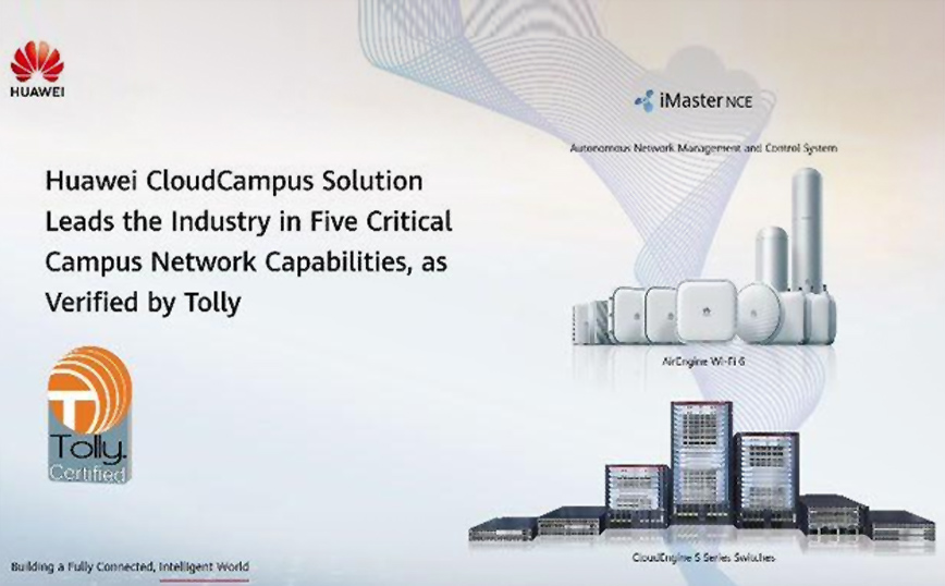 Όμιλος Tolly: H λύση CloudCampus της Huawei υπερέχει σε πέντε σημαντικές δυνατότητες στα Δίκτυα Campus