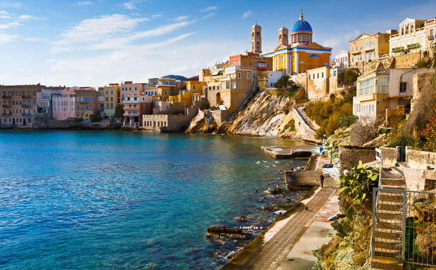 Η αριστοκρατικη συνοικία Βαπόρια στη Σύρο Η αριστοκρατικη συνοικία Βαπόρια στη Σύρο