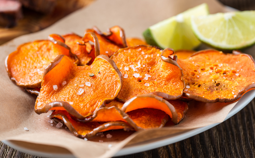 Τσιπς γλυκοπατάτας Τσιπς γλυκοπατάτας