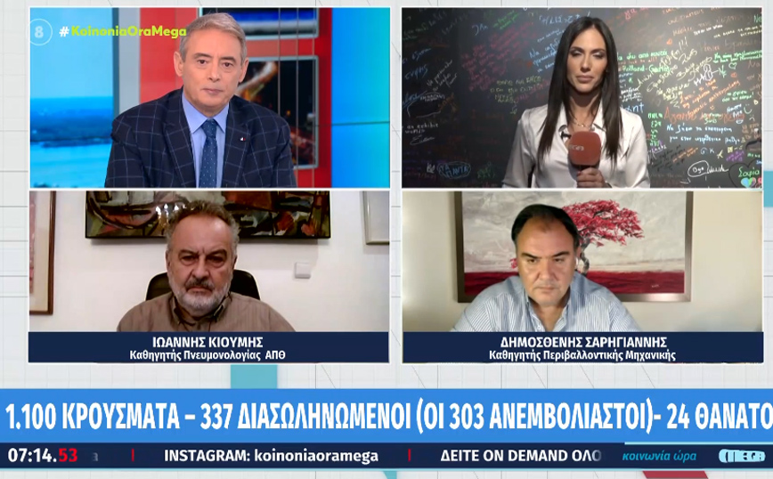 Κορονοϊός – «Καμπανάκι» Σαρηγιάννη: Τριπλάσια η επιδημιολιογική φόρτιση στη Θεσσαλονίκη