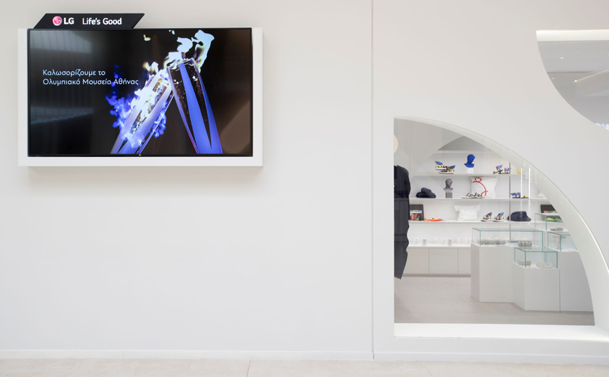 Ο πολιτισμός αναδεικνύεται μέσα από τις digital signage λύσεις της LG στο Ολυμπιακό Μουσείο Αθήνας