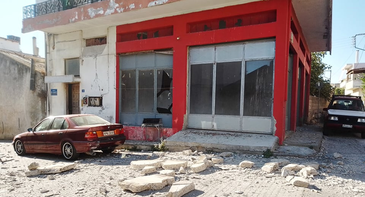 Ισχυρός σεισμός στην Κρήτη: Πληροφορίες για δύο εγκλωβισμένους