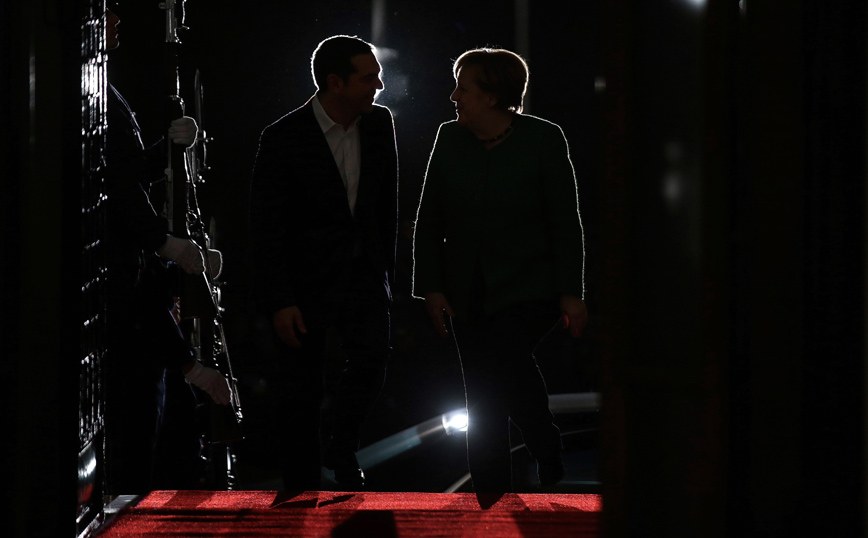 Η Άνγκελα Μέρκελ και ο Αλέξης Τσίπρας Η Άνγκελα Μέρκελ και ο Αλέξης Τσίπρας