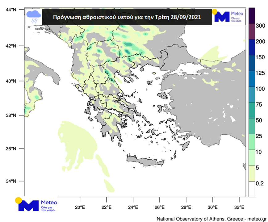 Χάρτης του Meteo