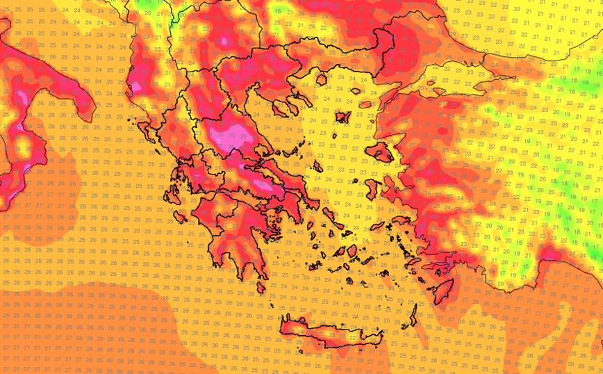 Καιρός σήμερα: Σε ποιες περιοχές θα ξεπεράσει ο υδράργυρος τους 30 βαθμούς