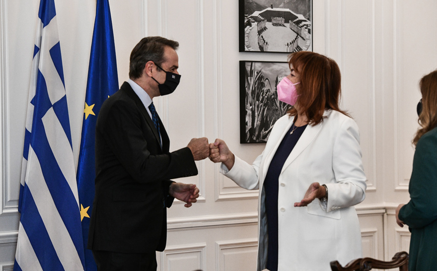 Η Dubravka Suica στο Μέγαρο Μαξίμου