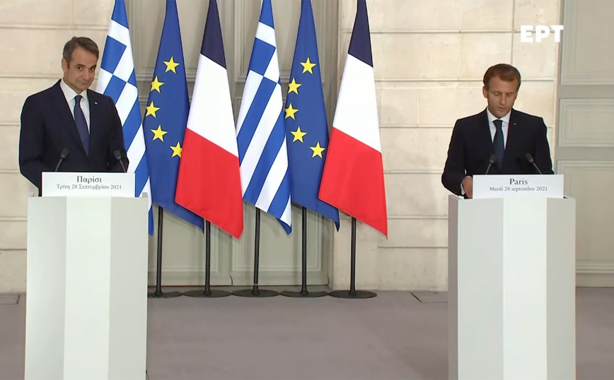 Δηλώσεις Κυριάκου Μητσοτάκη και Μανουέλ Μακρόν Δηλώσεις Κυριάκου Μητσοτάκη και Μανουέλ Μακρόν