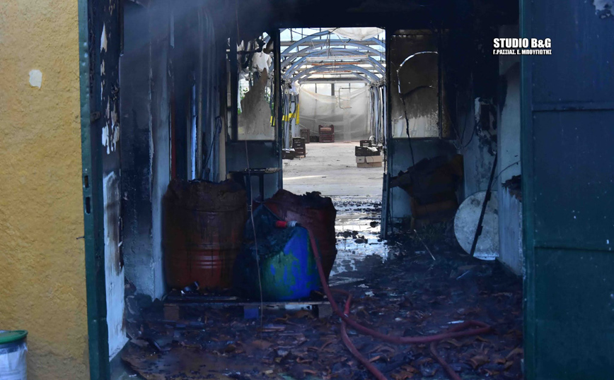 Πυρκαγιά σε θερμοκηπίο στο Ναύπλιο Πυρκαγιά σε θερμοκηπίο στο Ναύπλιο