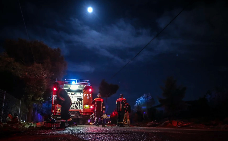 Φωτιά στη Νέα Μάκρη: Σε ύφεση το πύρινο μέτωπο &#8211; Πατούλης: Υπάρχουν ενδείξεις για εμπρησμό