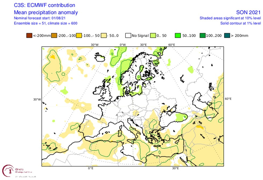 Χάρτες της ΕΜΥ για τις βροχοπτώσεις φετινό φθινόπωρο Χάρτες της ΕΜΥ για τις βροχοπτώσεις φετινό φθινόπωρο