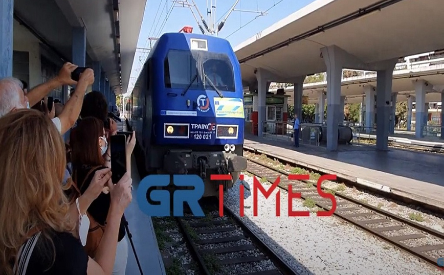 Connecting Europe Express: Το τρένο της Ευρώπης σφύριξε στη Θεσσαλονίκη