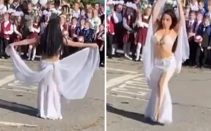 Ο χορός της κοιλιάς δασκάλας σε σχολείο μπροστά από μικρούς μαθητές προκάλεσε οργή