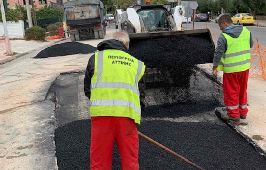 Χαλάνδρι: Στην κυκλοφορία η Παπανικολή – Είχε υποστεί καθίζηση από την κακοκαιρία «Μπάλλος»
