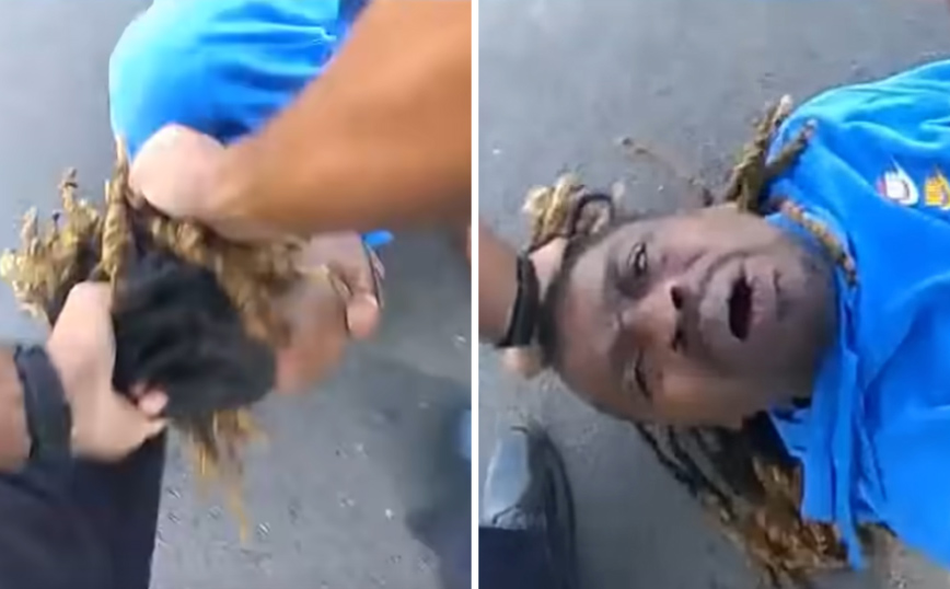 Τον σέρνουν από τα μαλλιά και εκείνος ουρλιάζει: «Είμαι παραπληγικός» – Σοκαριστικό βίντεο