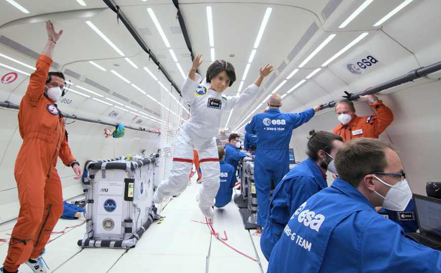 Η νέα αστροναύτης Barbie Σαμάνθα Κριστοφορέτι ταξίδεψε στο διάστημα