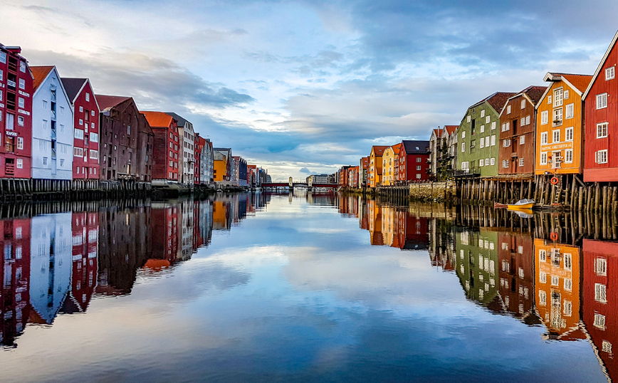 Το Trondheim στη Νορβηγία Το Trondheim στη Νορβηγία