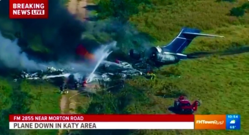 Συναγερμός στο Τέξας για πτώση αεροπλάνου &#8211; Οι πρώτες εικόνες