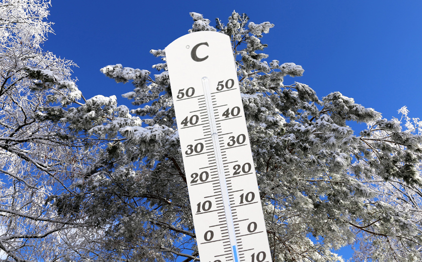 Καιρός &#8211; Meteo: Οι 8 χαμηλότερες θερμοκρασίες το πρωί της Τετάρτης