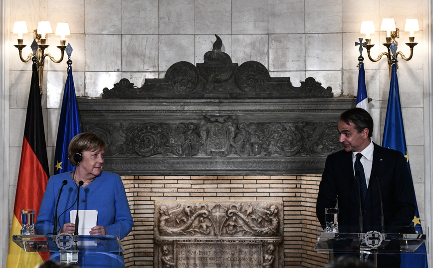 Δηλώσεις Μητσοτάκη Μέρκελ Δηλώσεις Μητσοτάκη Μέρκελ