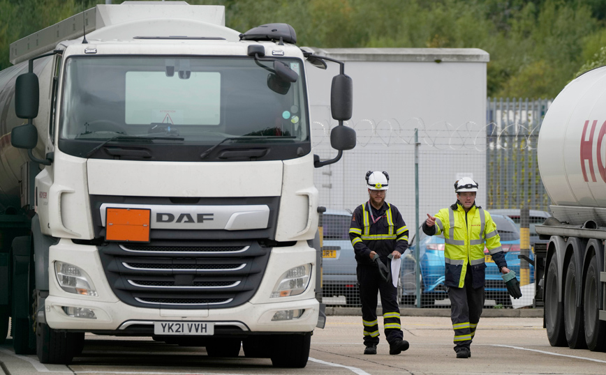 Οδηγοί φορτηγών στη Βρετανία