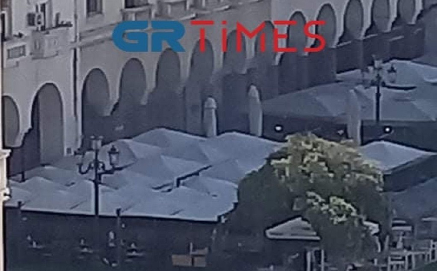 Φωτιά σε Cafe – bar στην πλατεία Αριστοτέλους