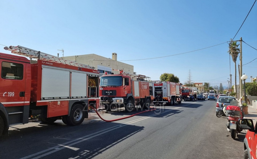 Φωτιά στην περιοχή του Σταλού στα Χανιά