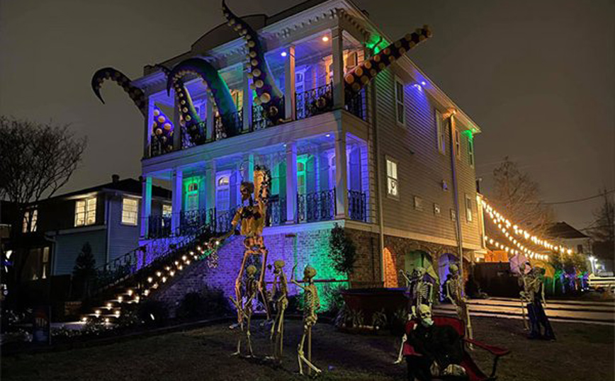Σπίτια στολισμένα με αέρα… Halloween