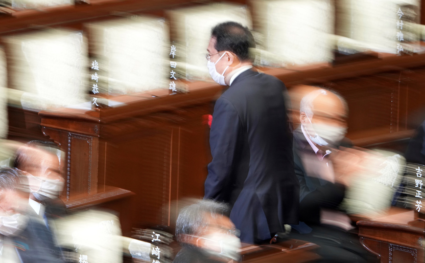 Ο ιάπωνας πρωθυπουργός Φούμιο Κισίντα Ο ιάπωνας πρωθυπουργός Φούμιο Κισίντα