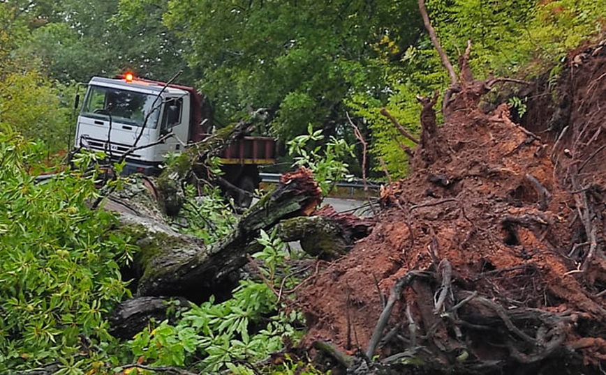 Κατολίσθηση στην Καλαμπάκα Κατολίσθηση στην Καλαμπάκα
