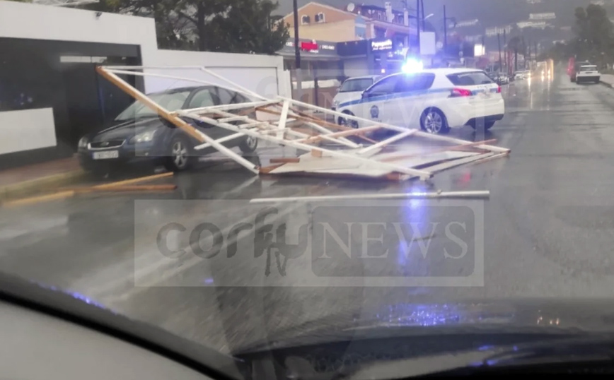 Κύμα κακοκαιρίας στην Κέρκυρα Κύμα κακοκαιρίας στην Κέρκυρα